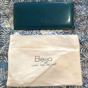 Beijo Blue Long Wallet - BRAND NEW NEVER WORN
